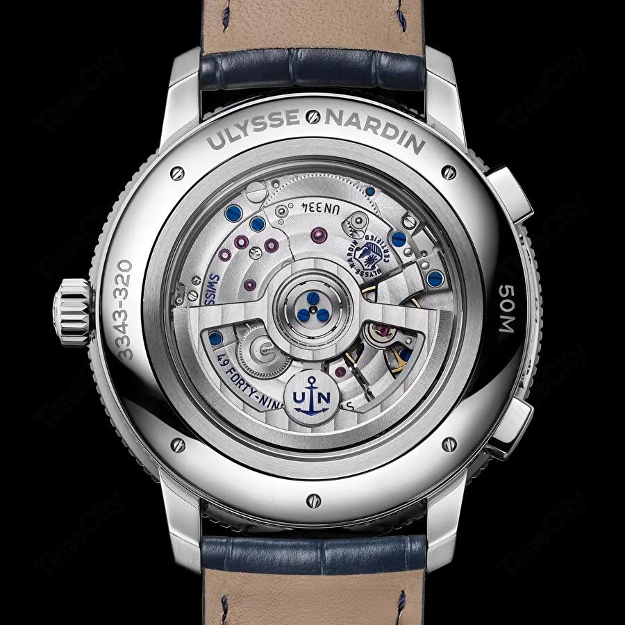 Ulysse Nardin 3343-320-3A/1A (33433203a1a) - Marine Torpilleur Dual Time 44 mm