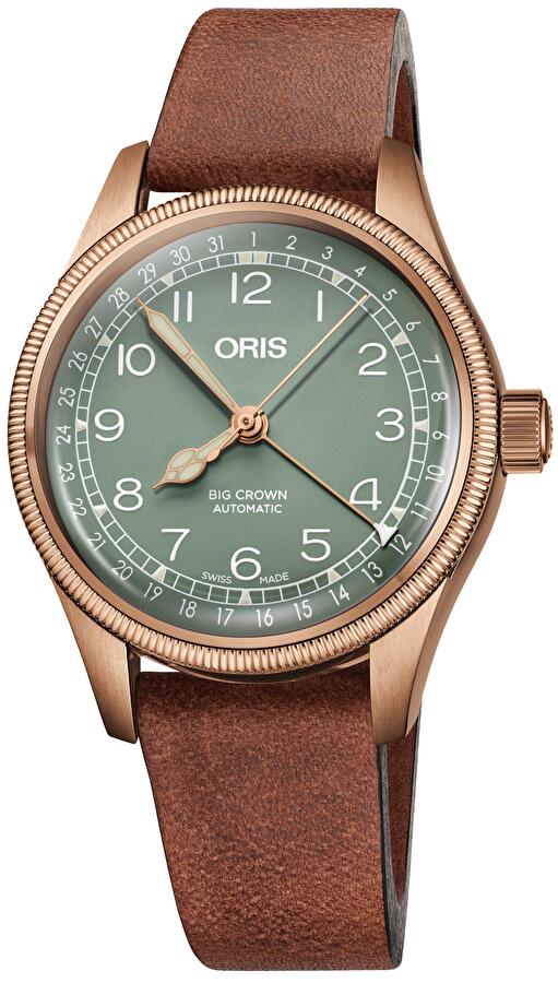 Oris 01 754 7749 3167-07 5 17 69GBR (01754774931670751769gbr) - Big Crown Bronze Pointer Date