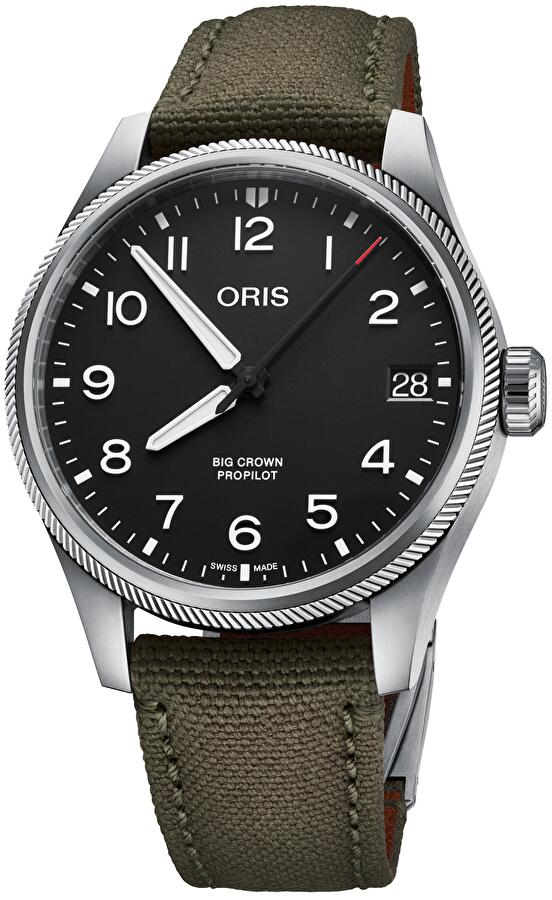 Oris 01 751 7761 4164-07 3 20 03LC (01751776141640732003lc) - Big Crown Propilot Big Date