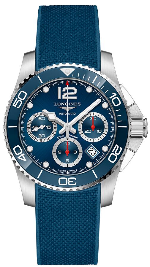 Longines L3.783.4.96.9 (l37834969) - Hydroconquest 41 mm Automatic Chrono