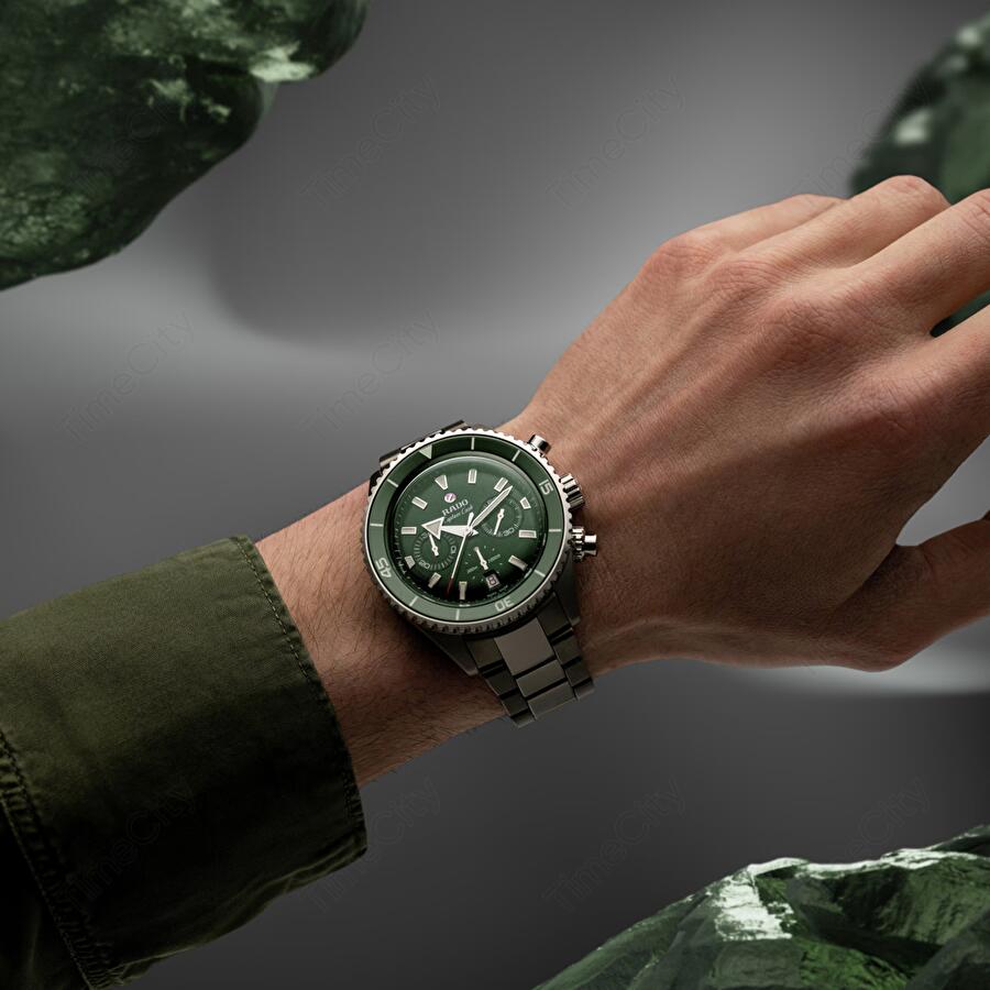 Rado R32189313 (r32189313) - Captain Cook High-Tech Ceramic Automatic Chronograph 43 mm