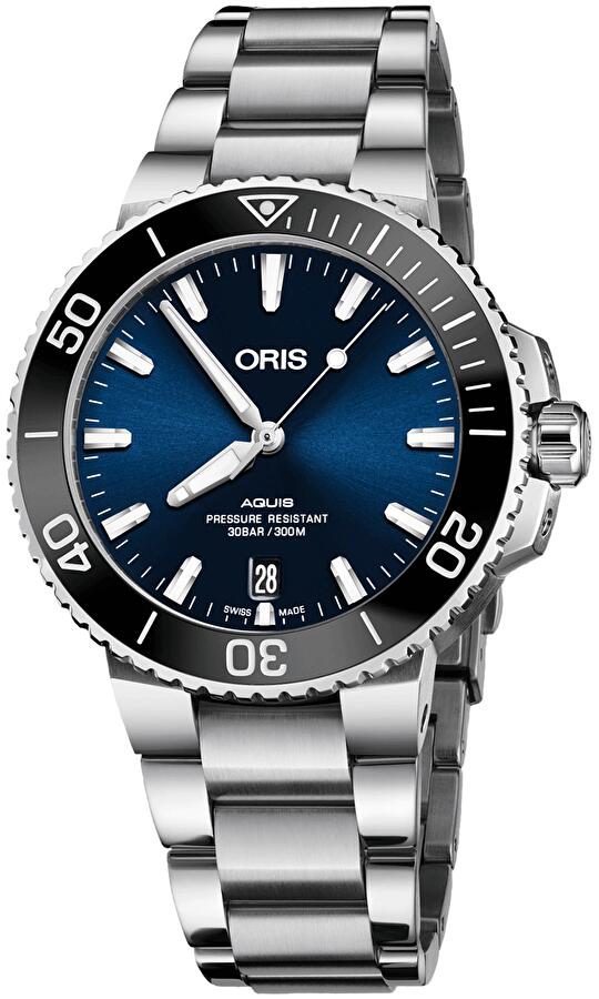 Oris 01 733 7732 4135-07 8 21 05PEB (01733773241350782105peb) - Aquis Date