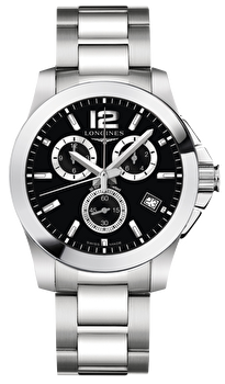 Longines L3.660.4.56.6 (l36604566) - Conquest 41 mm Quartz Chrono