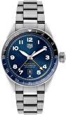 Mens, sportive, automatic wrist watch TAG Heuer Autavia Cosc Gmt 42 mm