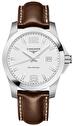 Mens, sportive, quartz wrist watch Longines Conquest 41 mm Quartz