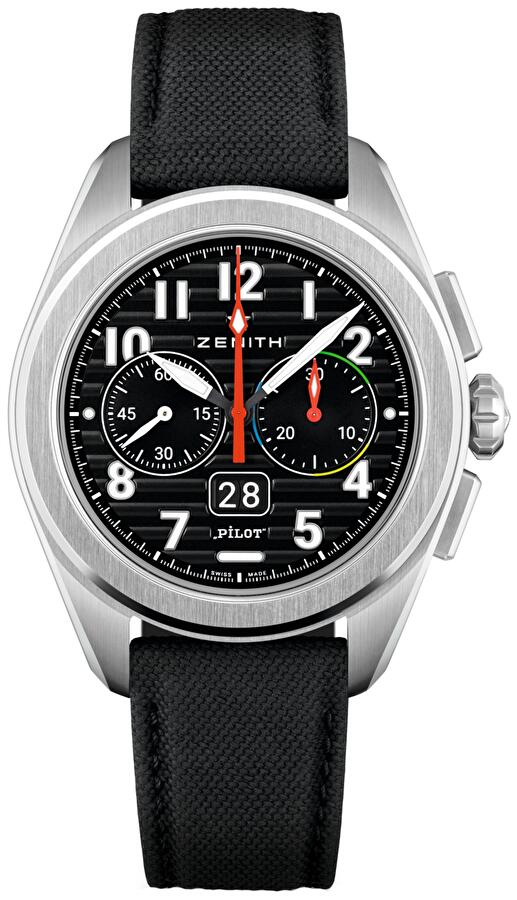 Zenith 03.4000.3652/21.I001 (034000365221i001) - Pilot Big Date Flyback 42 mm