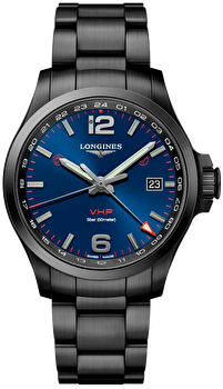 Longines L3.728.2.96.6 (l37282966) - Conquest V.h.p. Gmt Flash Setting