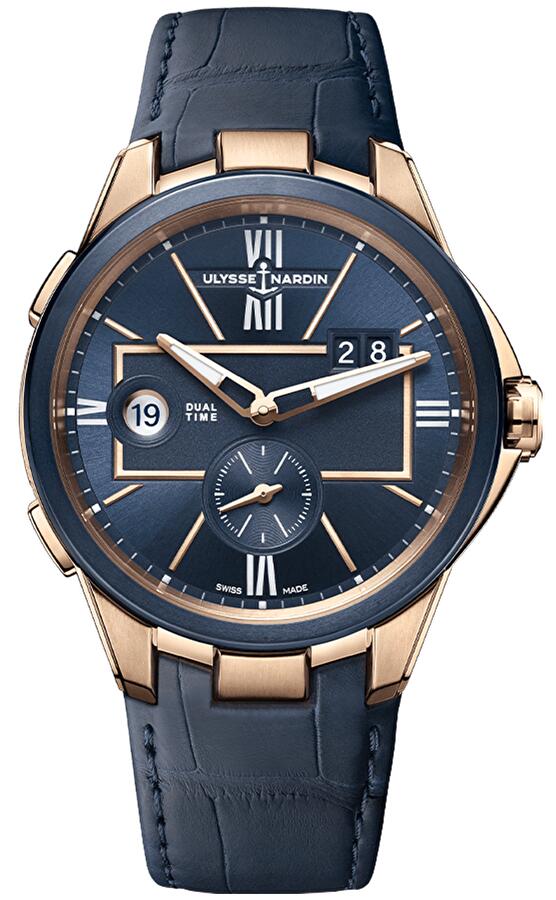 Ulysse Nardin 242-20/43 (2422043) - Executive Dual Time 42 mm