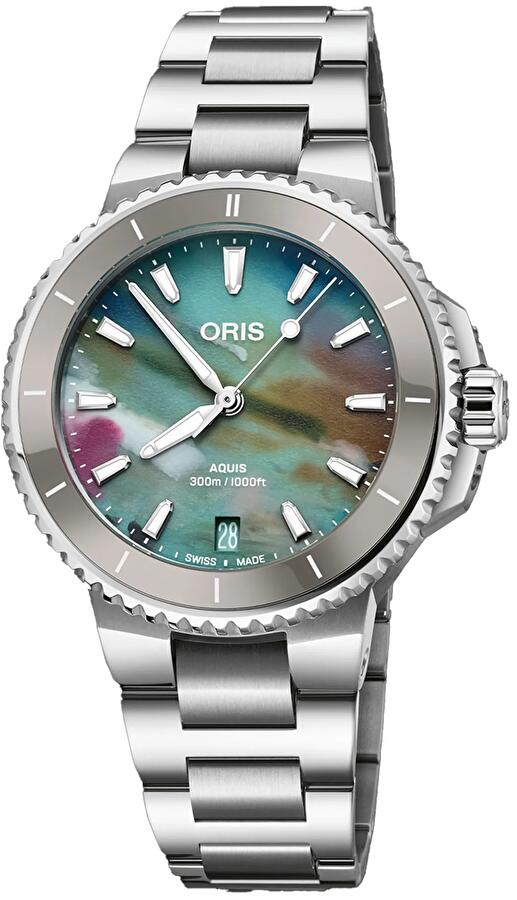 Oris 01 733 7792 4150-07 8 19 05P (01733779241500781905p) - Aquis Date Upcycle