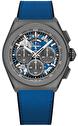 Mens, sportive, automatic wrist watch Zenith Defy 21 Ultrablue