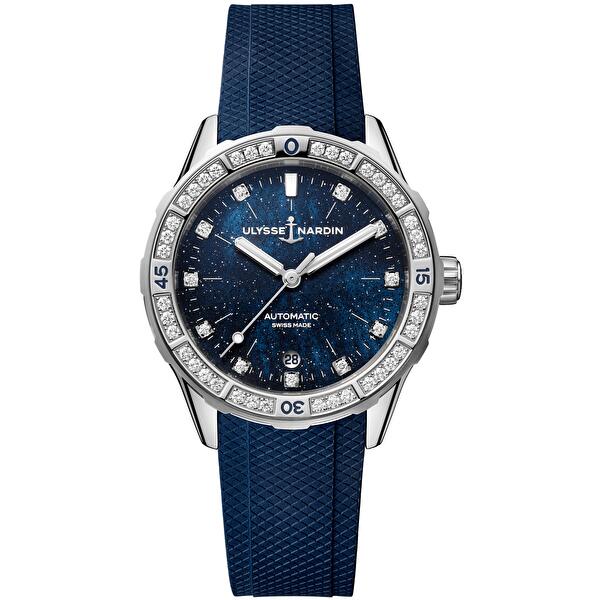 Ulysse Nardin 8163-182B1-3A/3A (8163182b13a3a) - Diver Starry Night 39 mm