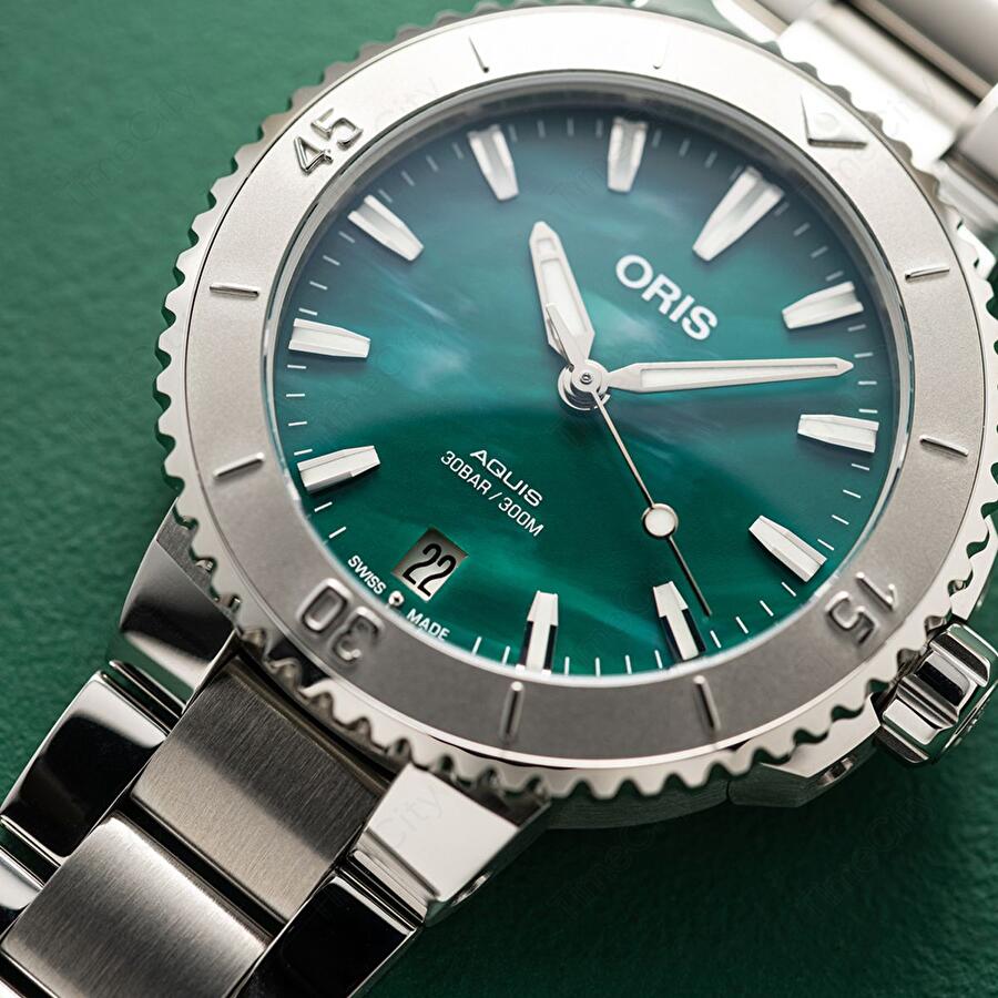 Oris 01 733 7770 4137-07 8 18 05P (01733777041370781805p) - Aquis Oris X Bracenet