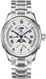 Mens, classic, automatic wrist watch Longines The Longines Master Collection Retrograde 44 mm