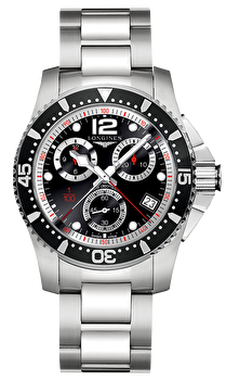 Longines L3.743.4.56.6 (l37434566) - Hydroconquest 41 mm Quartz Chrono