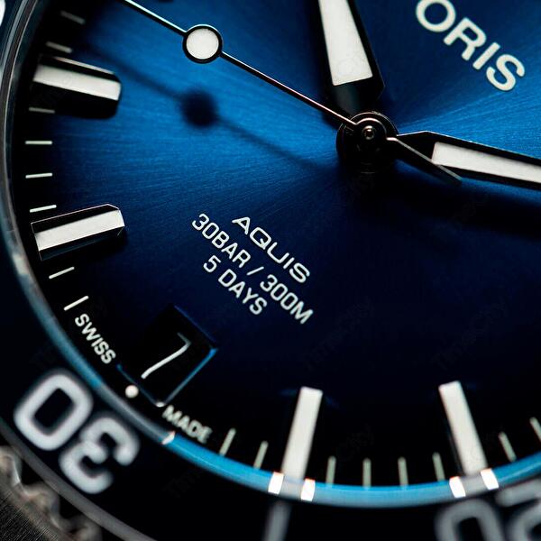 Oris 01 400 7763 4135-07 4 24 74EB (01400776341350742474eb) - Aquis Date Calibre 400