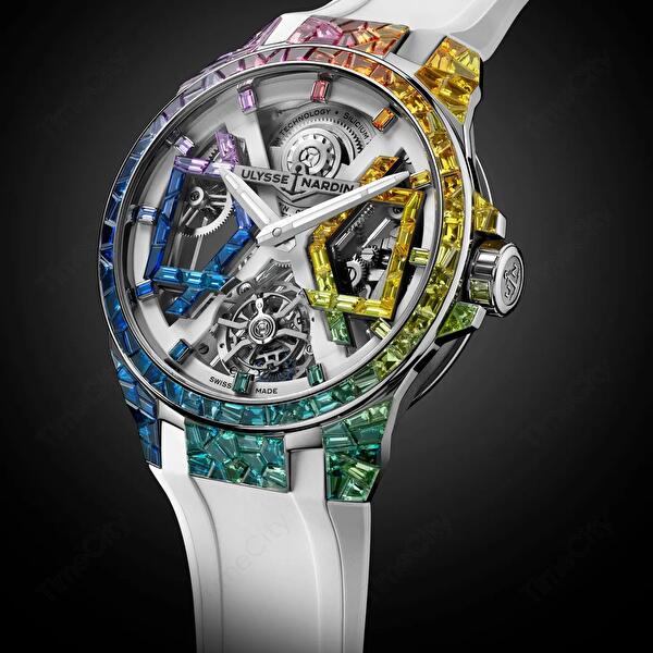 Ulysse Nardin 1720-400B1LE-9A-RAIN/3A (1720400b1le9arain3a) - Blast Sparkling Rainbow 45 mm