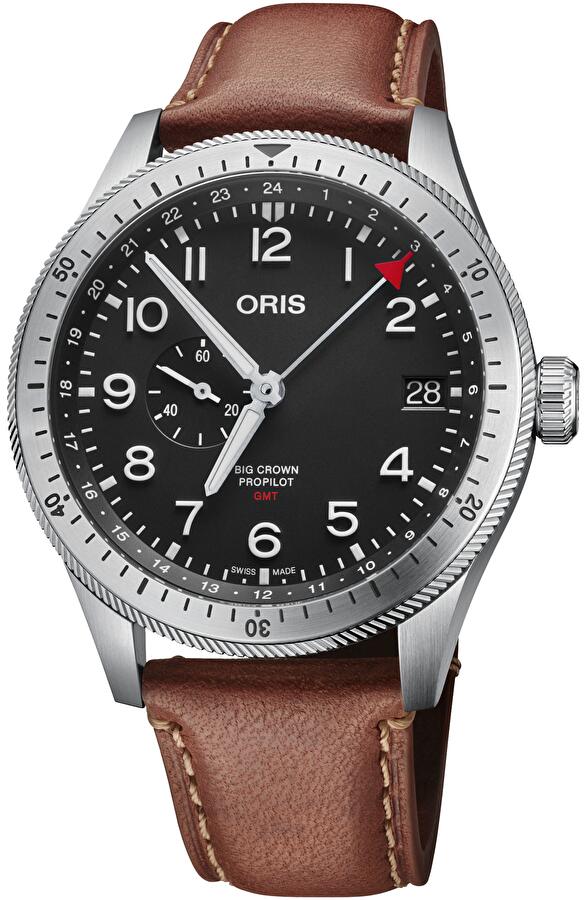 Oris 01 748 7756 4064-07 5 22 07LC (01748775640640752207lc) - Big Crown Propilot Timer Gmt