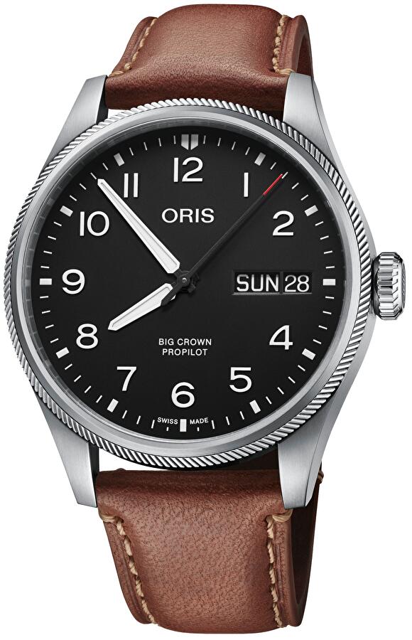 Oris 01 752 7760 4164-07 5 22 07LC (01752776041640752207lc) - Big Crown Propilot Big Day Date