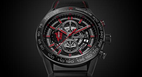 TAG Heuer Carrera Calibre Heuer-01 Мануфактурный хронограф Ограниченная серия «Манчестер Юнайтед»