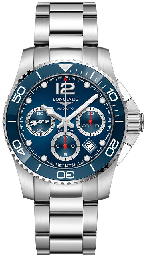 Longines L3.783.4.96.6 (l37834966) - Hydroconquest 41 mm Automatic Chrono