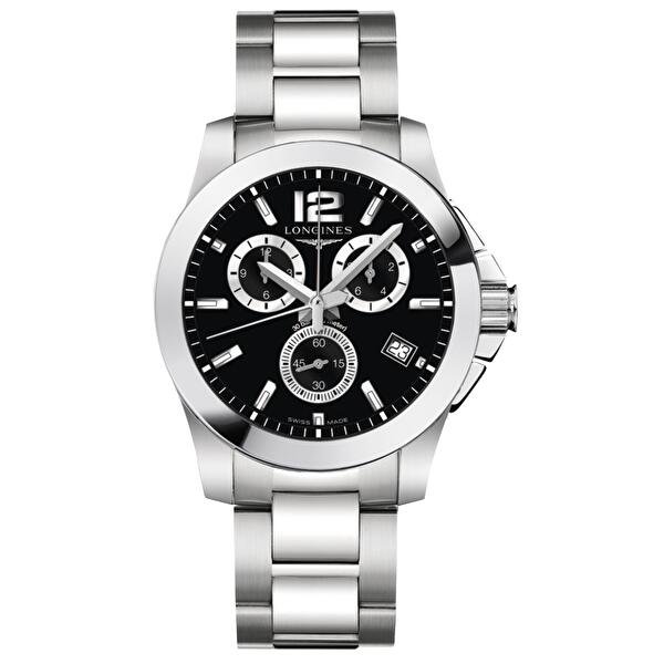 Longines L3.660.4.56.6 (l36604566) - Conquest 41 mm Quartz Chrono