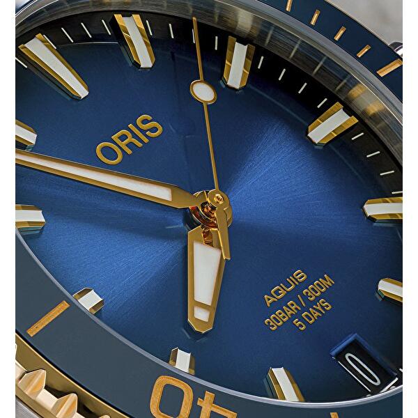 Oris 01 400 7769 6355-07 8 22 09PEB (01400776963550782209peb) - Aquis Date Calibre 400