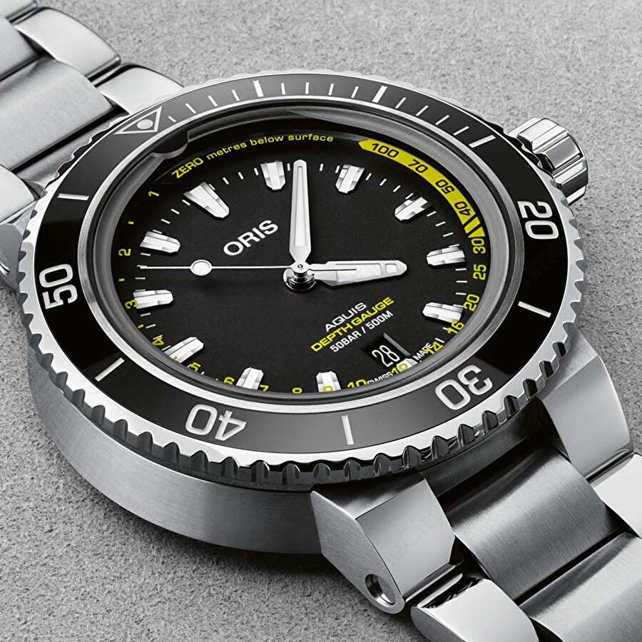 Oris 01 733 7755 4154-SET MB (0173377554154setmb) - Aquis Depth Gauge