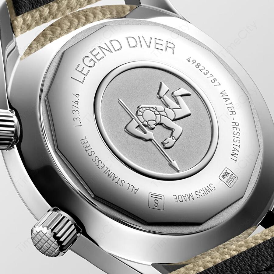 Longines L3.374.4.30.2 (l33744302) - The Longines Legend Diver Watch 36 mm