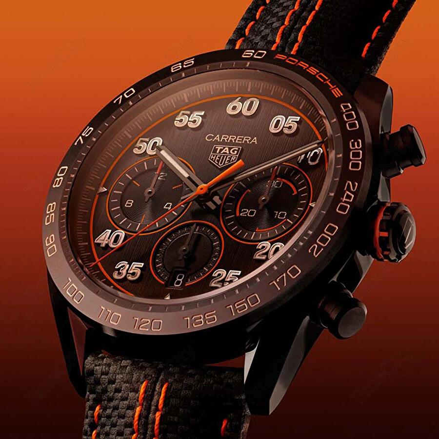 TAG Heuer CBN2A1M.FC6526 (cbn2a1mfc6526) - Carrera Porsche Orange Racing 44 mm