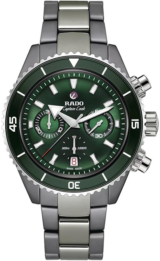Rado R32189313 (r32189313) - Captain Cook High-Tech Ceramic Automatic Chronograph 43 mm