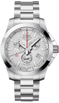 Longines L3.800.4.76.6 (l38004766) - Conquest 44 mm Quartz Chrono