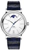 Женские, классические, автоматические наручные часы IWC Portofino Midsize Automatic Moon Phase
