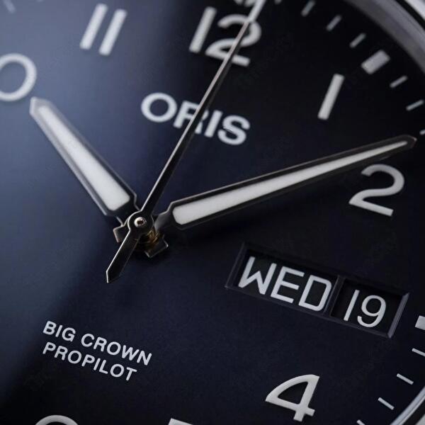 Oris 01 752 7760 4065-07 3 22 05LC (01752776040650732205lc) - Big Crown Propilot Big Day Date