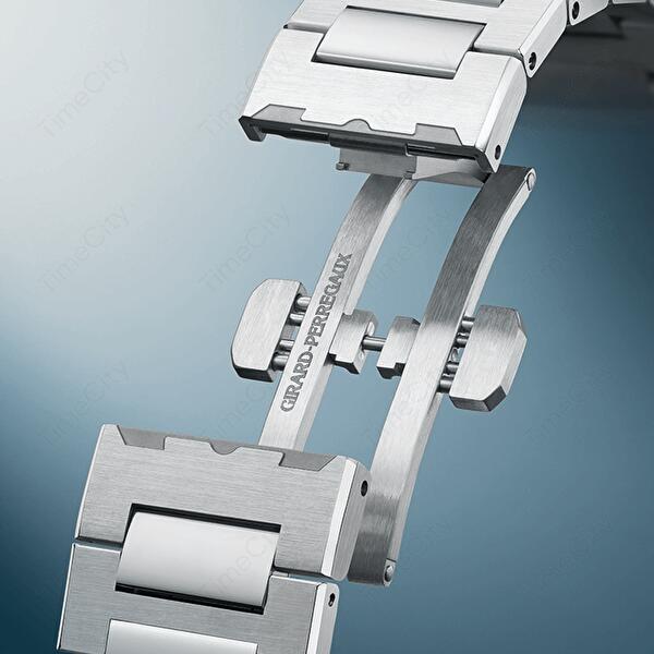 Girard-Perregaux 99112-58S3451-1CM (9911258s34511cm) - Laureato Three Gold Bridges 41 mm