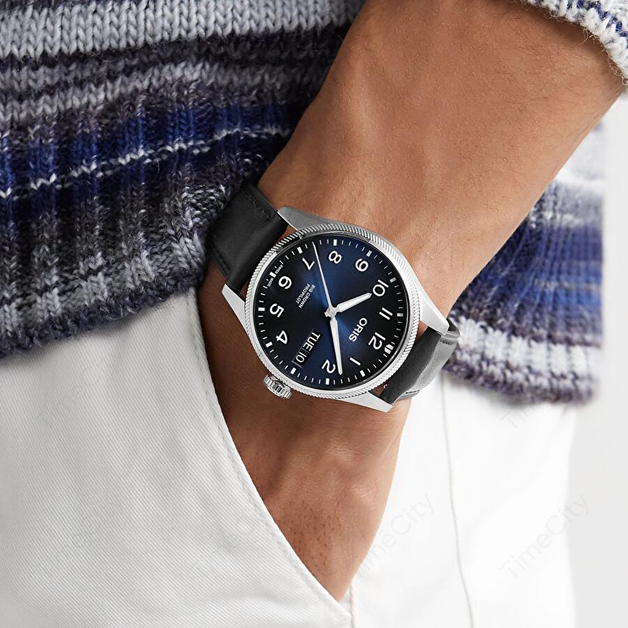 Oris 01 752 7760 4065-07 3 22 05LC (01752776040650732205lc) - Big Crown Propilot Big Day Date