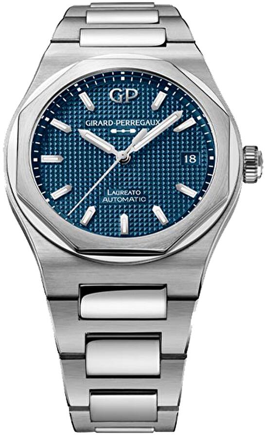 Girard-Perregaux 81005-11-3460-1CM (810051134601cm) - Girard-Perregaux Laureato 38 mm Midnight Blue