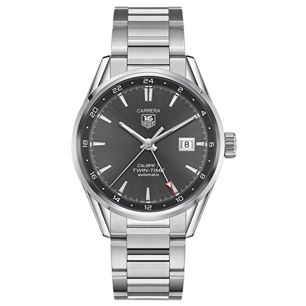 TAG Heuer WAR2012.BA0723 (war2012ba0723) - Calibre 7 Twin Time Automatic Watch 41 mm