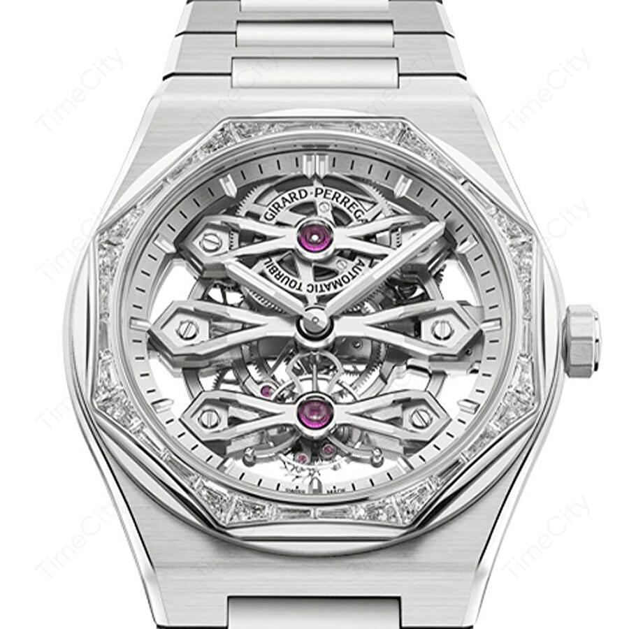 Girard-Perregaux 99112-58S3451-1CM (9911258s34511cm) - Laureato Three Gold Bridges 41 mm