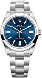 Мужские, спортивные, автоматические наручные часы Rolex Oyster Perpetual Blue 41 mm