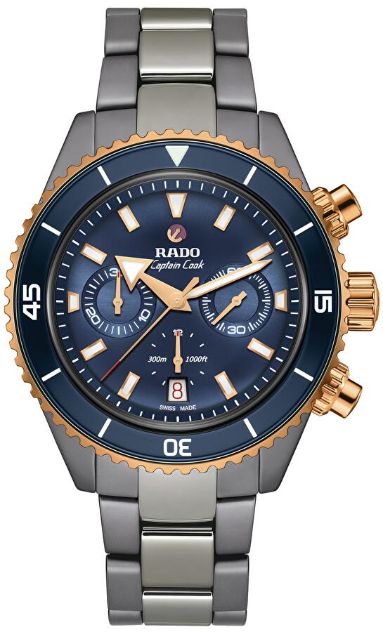 Rado R32195202 (r32195202) - Captain Cook High-tech Ceramic Chronograph 43 mm Rado R32195202 (r32195202) - Captain Cook High-tech Ceramic Chronograph 43 mm