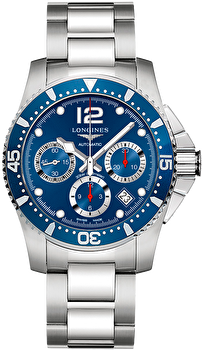 Longines L3.744.4.96.6 (l37444966) - Hydroconquest 41 mm Automatic Chrono