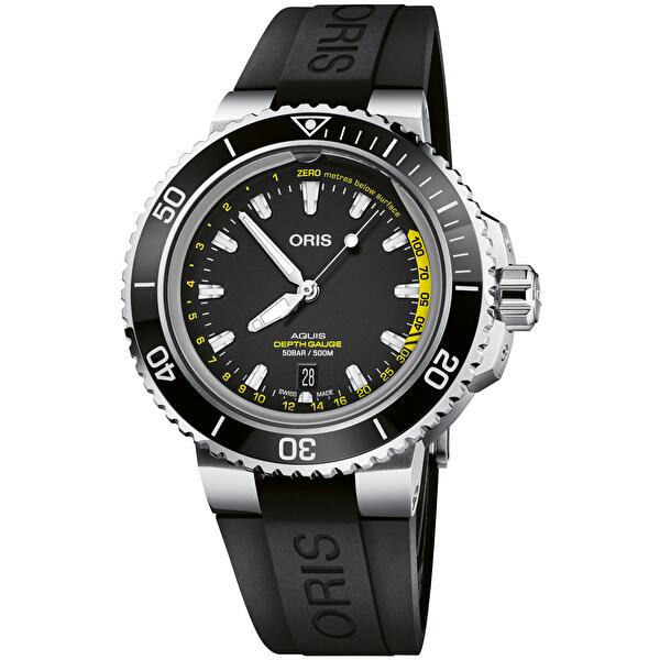 Oris 01 733 7755 4154-SET RS (0173377554154setrs) - Aquis Depth Gauge