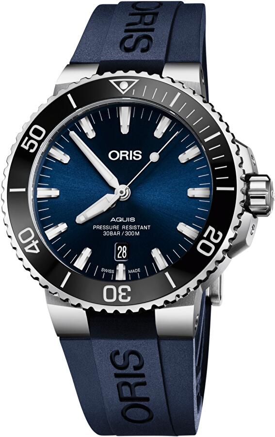 Oris 01 733 7730 4135-07 4 24 65EB (01733773041350742465eb) - Aquis Date