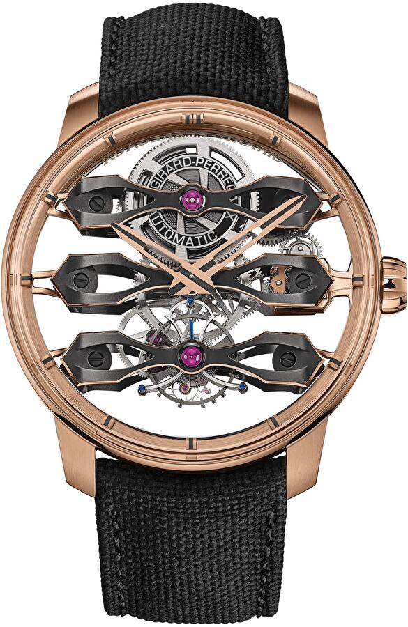 Girard-Perregaux 99296-52-3434-5CC (992965234345cc) - Tourbillon With Three Flying Bridges 44 mm