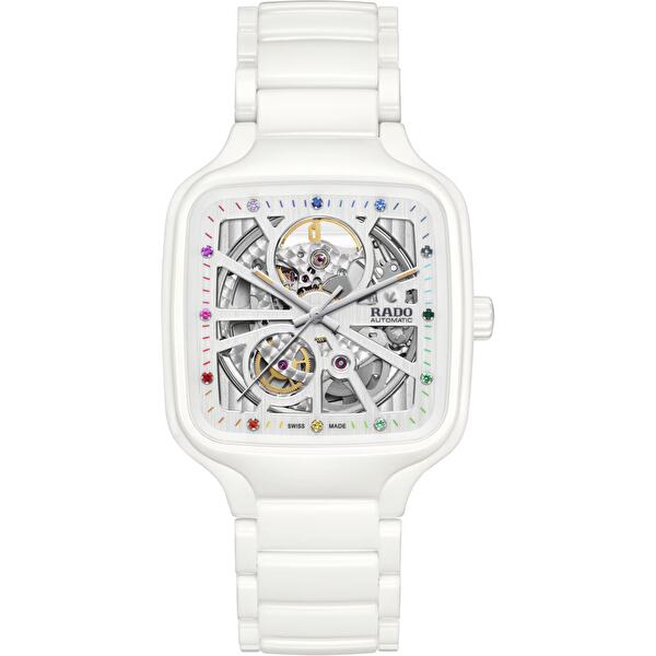 Rado R27073712 (r27073712) - True Square Automatic Open Heart 38 mm