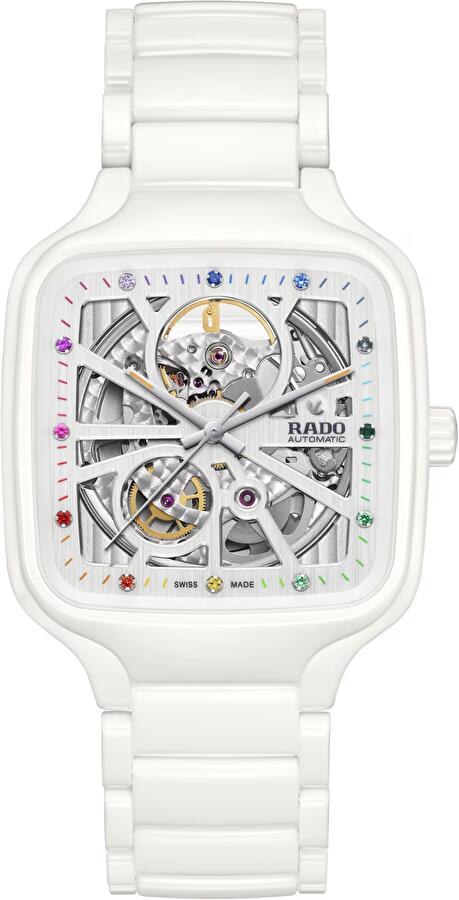 Rado R27073712 (r27073712) - True Square Automatic Open Heart 38 mm