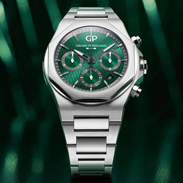 Girard-Perregaux 81020-11-001-11A (810201100111a) - Laureato Chronograph Aston Martin Edition 42 mm