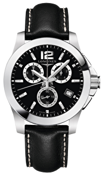 Longines L3.660.4.56.0 (l36604560) - Conquest 41 mm Quartz Chrono