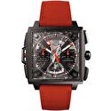 Mens, sportive, automatic wrist watch TAG Heuer Monaco Split-Seconds Chronograph 41 mm