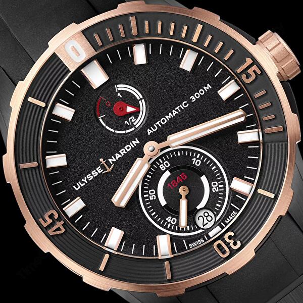 Ulysse Nardin 1185-170-3/BLACK (11851703black) - Diver Chronometer 44 mm